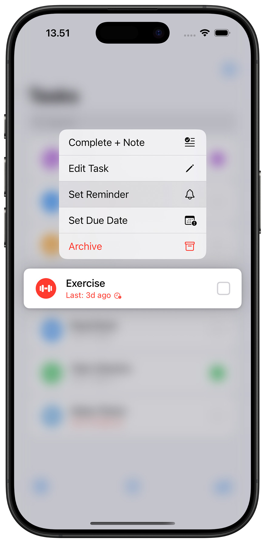 LastDone App - Set Reminder